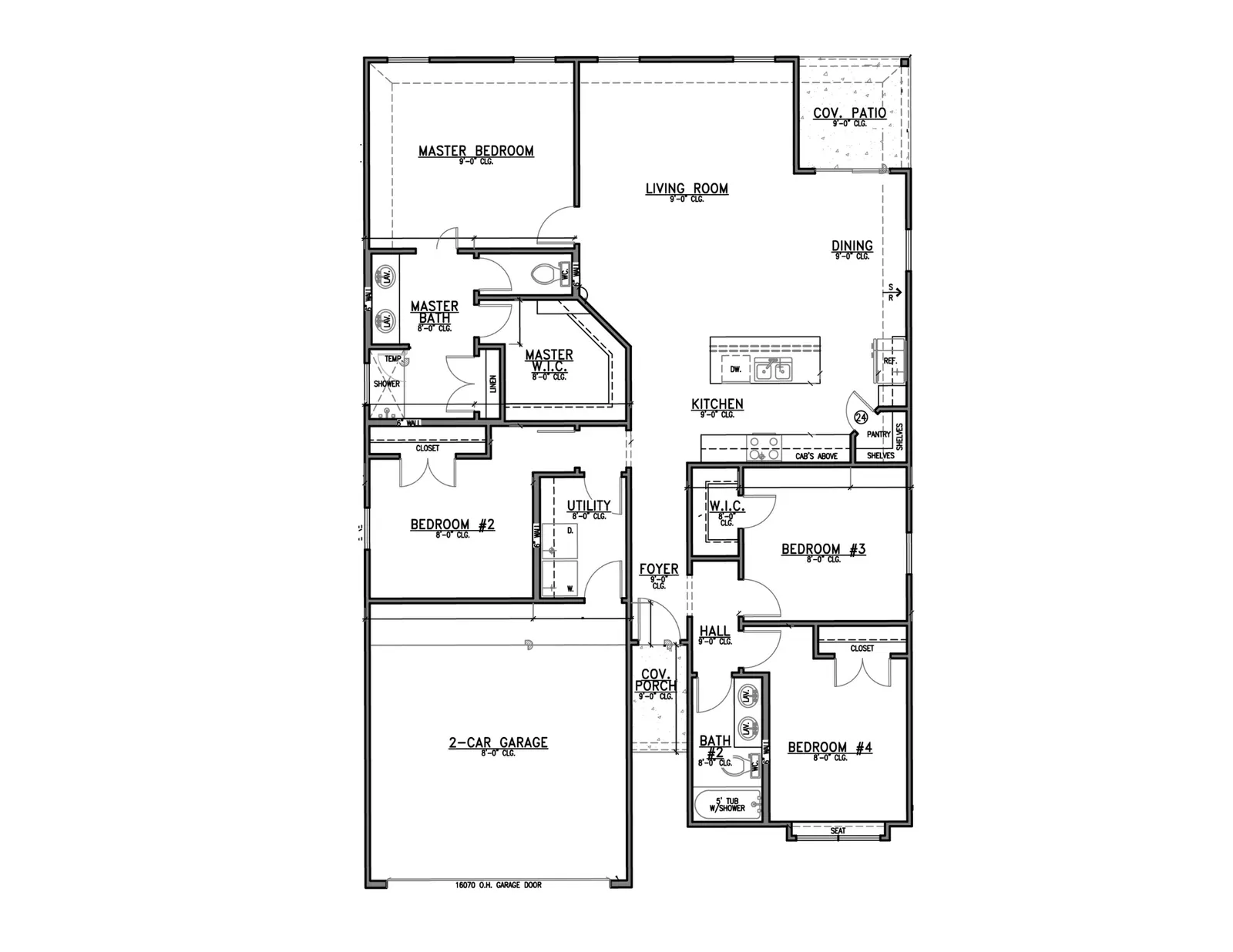 Encina floor plan drawing