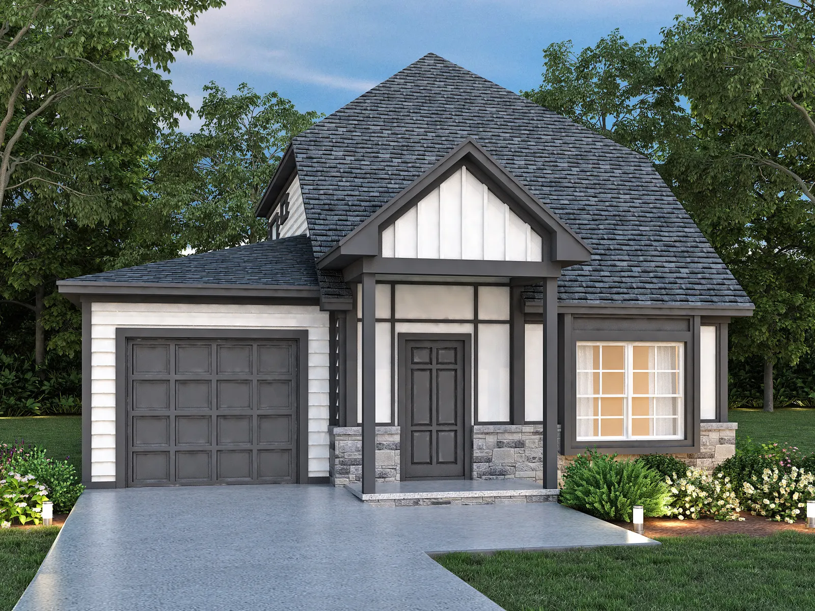 The Catalina floor plan by Alta Homes, 3 bed, 2.5 bath, ~1,367 sqft
