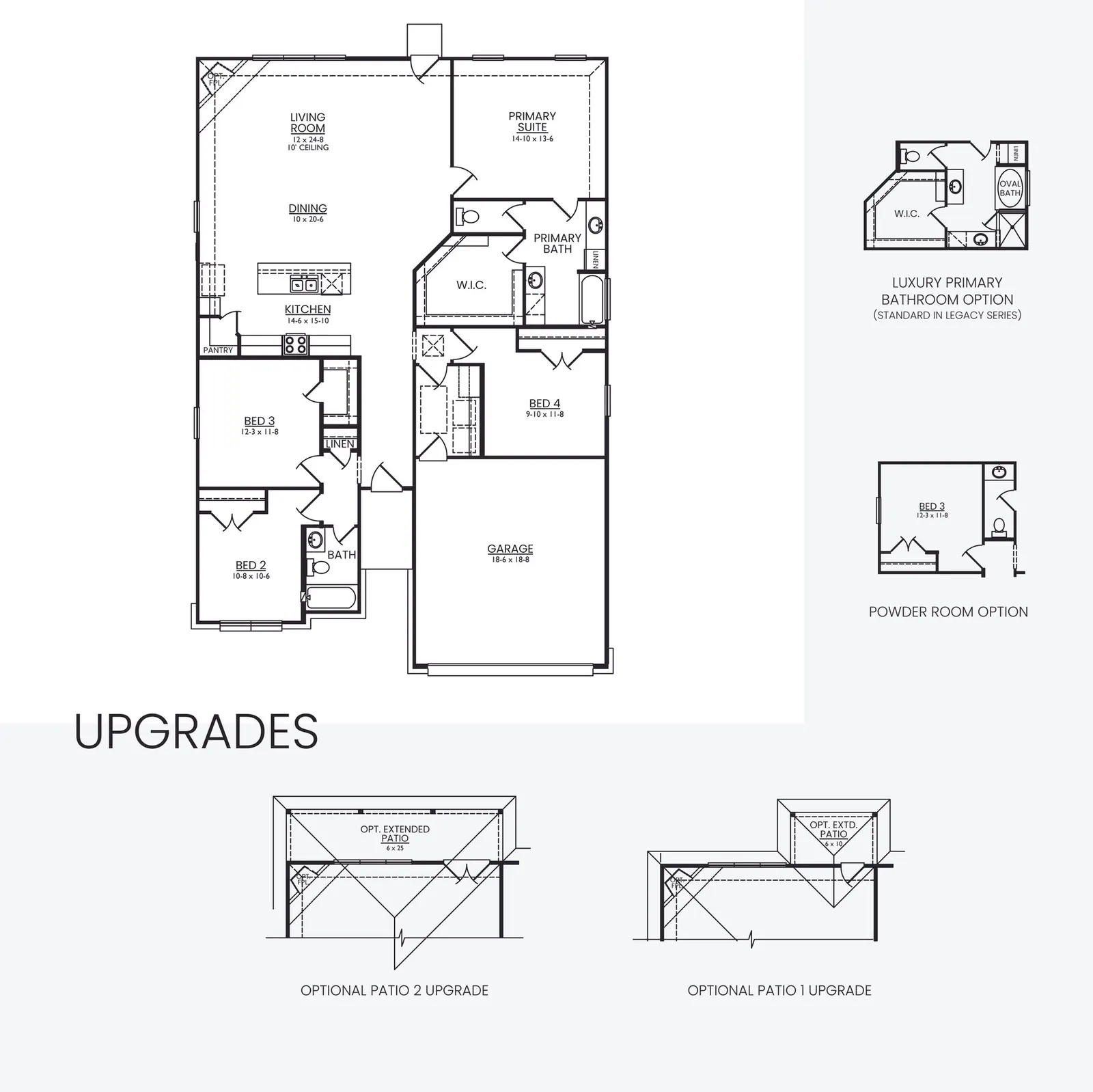 Cypress floor plan drawing