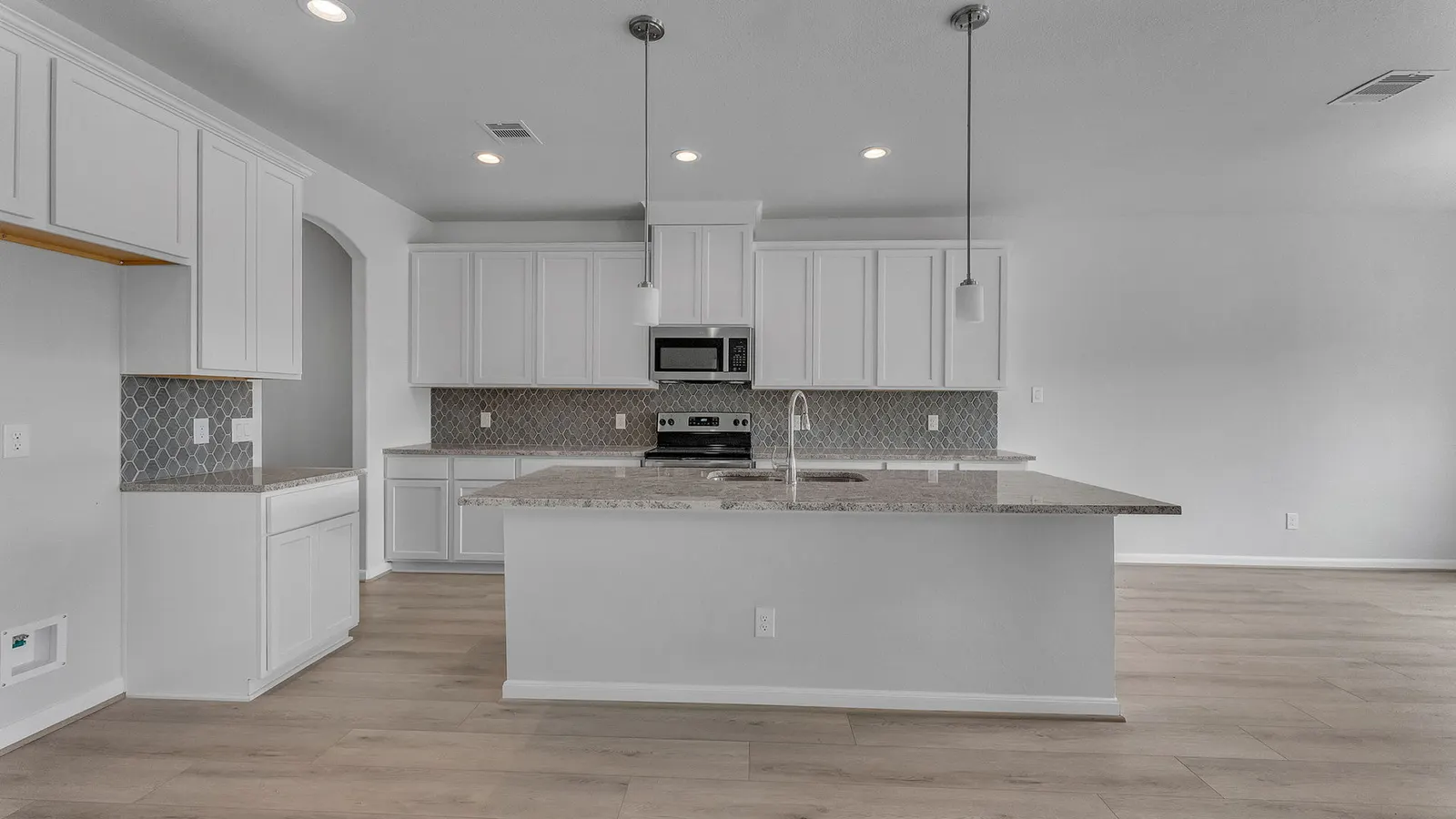 Interior of the Kingston model home by Alta Homes, 4 bed (opt. 5), 3 bath, ~2,375 sqft