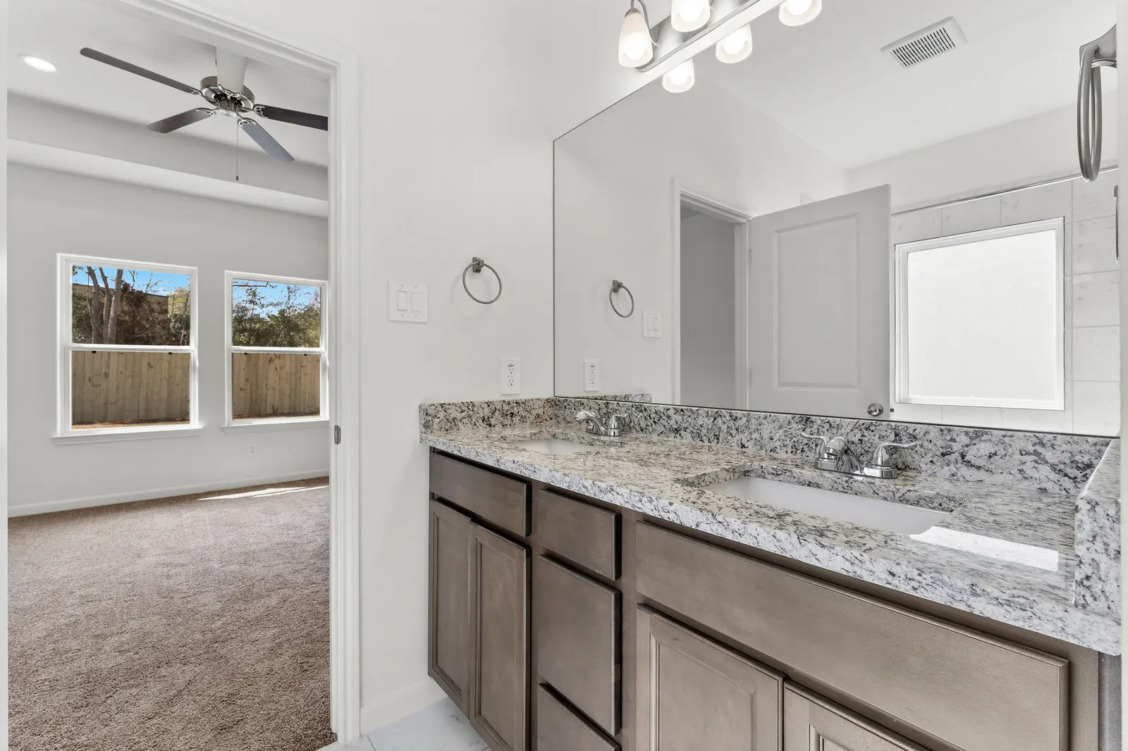 Interior of the Linden model home by Alta Homes, 3 bed, 2 bath, ~1,553 sqft