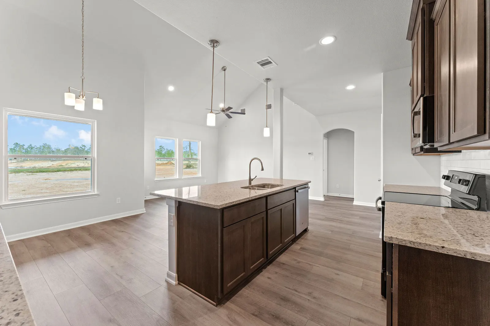 Interior of the Magnolia model home by Alta Homes, 4 bed, 2.5 bath, ~2,235 sqft