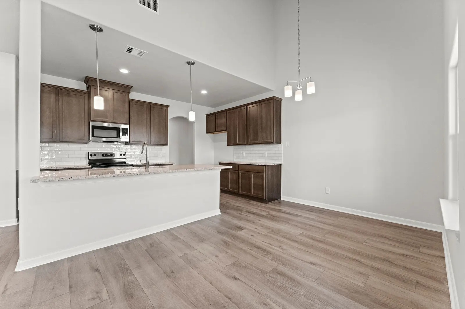 Interior of the Magnolia model home by Alta Homes, 4 bed, 2.5 bath, ~2,235 sqft