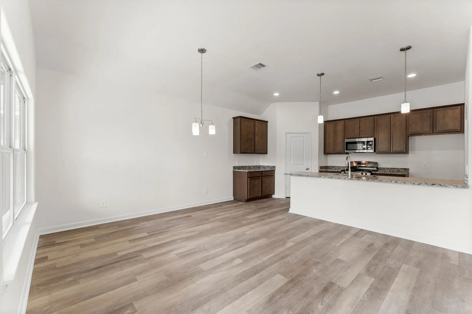 Interior of the Linden model home by Alta Homes, 3 bed, 2 bath, ~1,553 sqft
