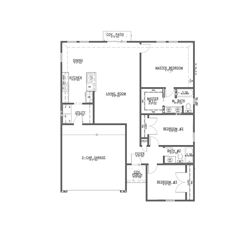 Floor plan drawing at 11858 Serena's Song Drive, Willis, TX