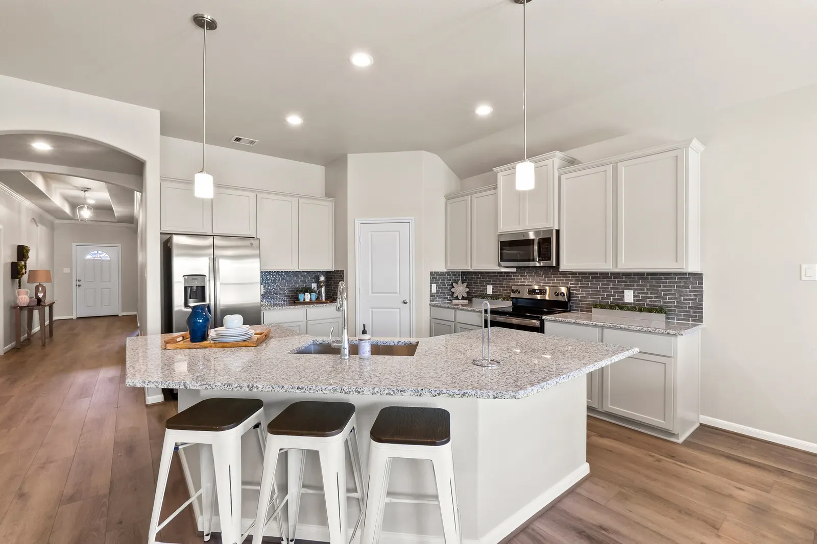 Interior of the Pinehurst model home by Alta Homes, 4 bed, 2 bath (opt. 2.5), ~1,984 sqft