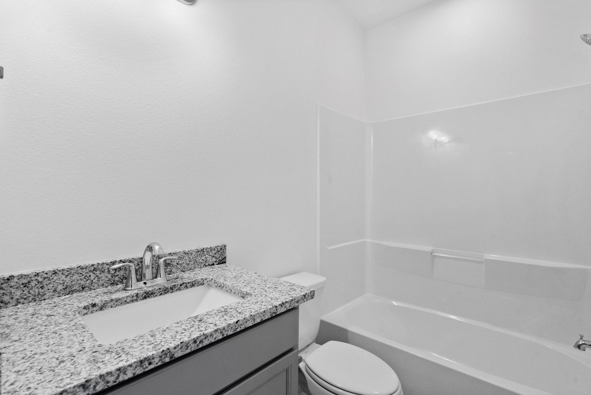 Bathroom vanity with tub at Cedar Crossing by Alta Homes